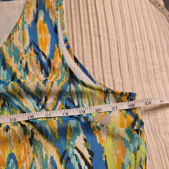 Tahari Women's Blouse Set - Black, Purple, Yellow - Picture 14 of 16